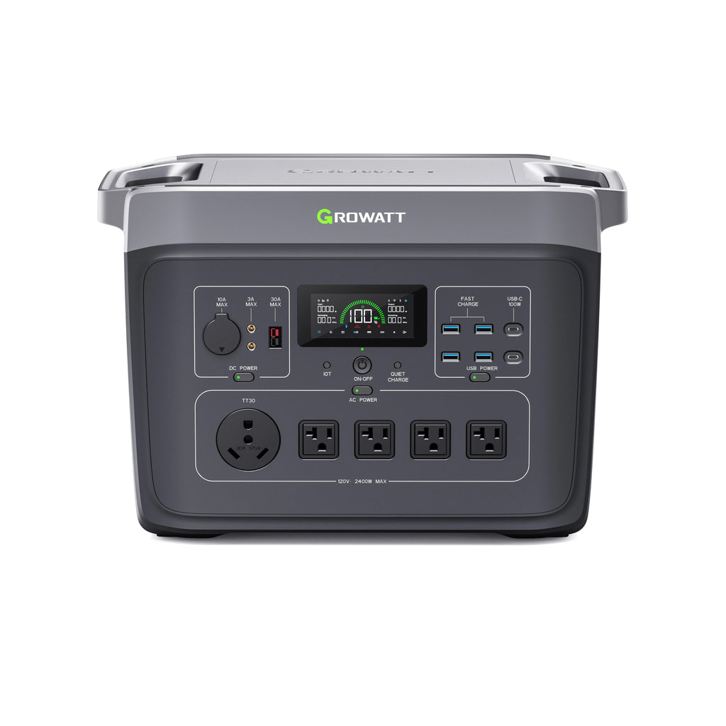 Growatt INFINITY 2000 PRO – Kannettava off-grid akku 2048 Wh / 2400 W